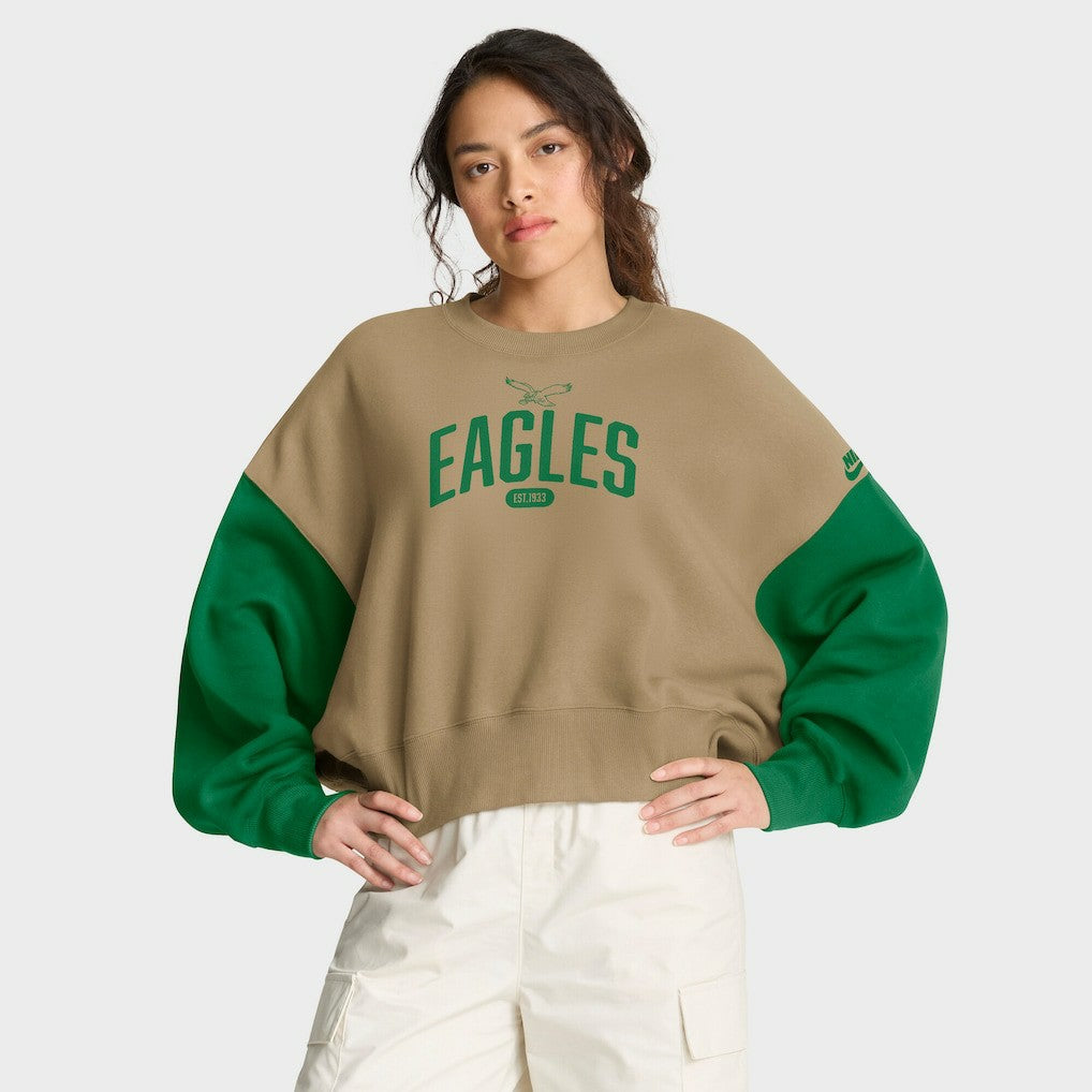 Women's Oversized Rewind Pullover Sweatshirt - Philadelphia Eagles