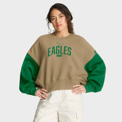 Women's Oversized Rewind Pullover Sweatshirt - Philadelphia Eagles