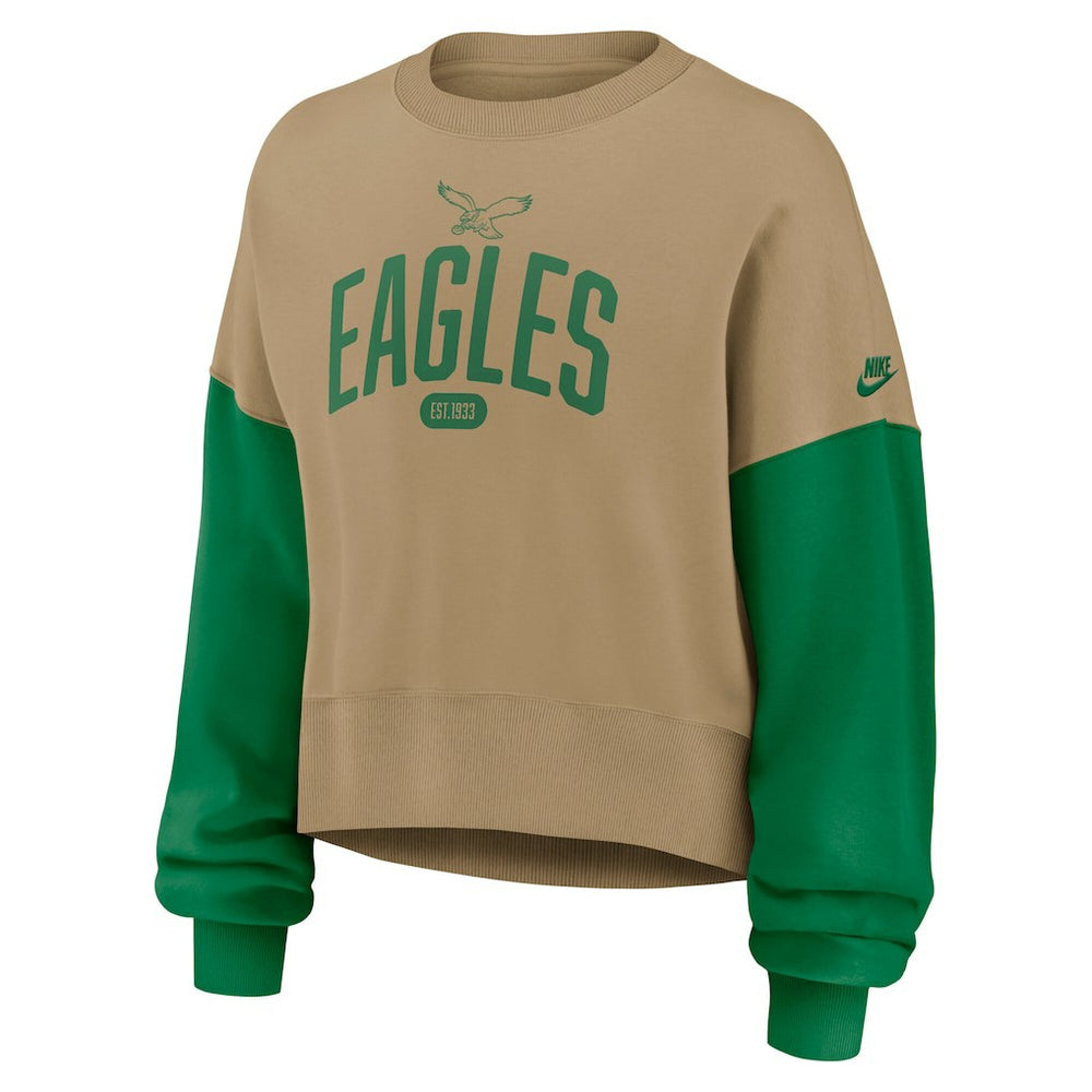 Women's Oversized Rewind Pullover Sweatshirt - Philadelphia Eagles