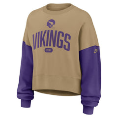 Women's Oversized Rewind Pullover Sweatshirt - Minnesota Vikings