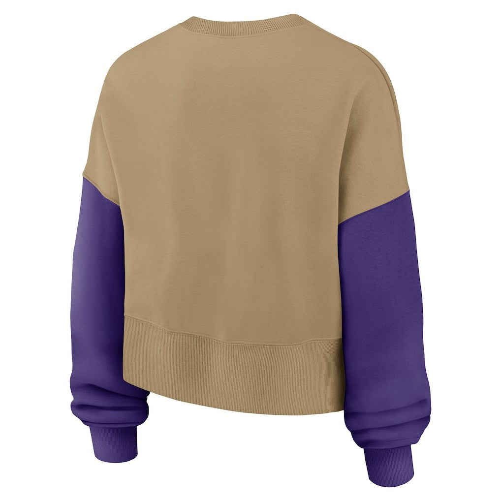 Women's Oversized Rewind Pullover Sweatshirt - Minnesota Vikings