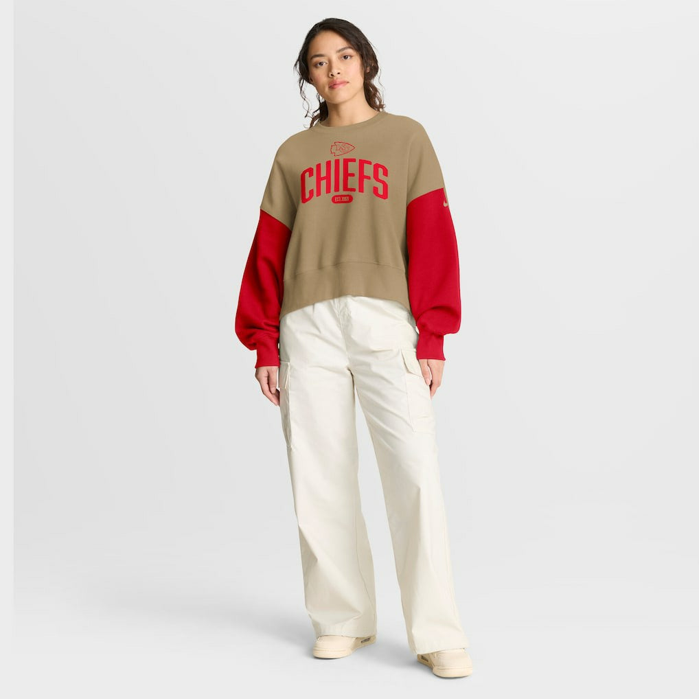 Women's Oversized Rewind Pullover Sweatshirt - Kansas City Chiefs