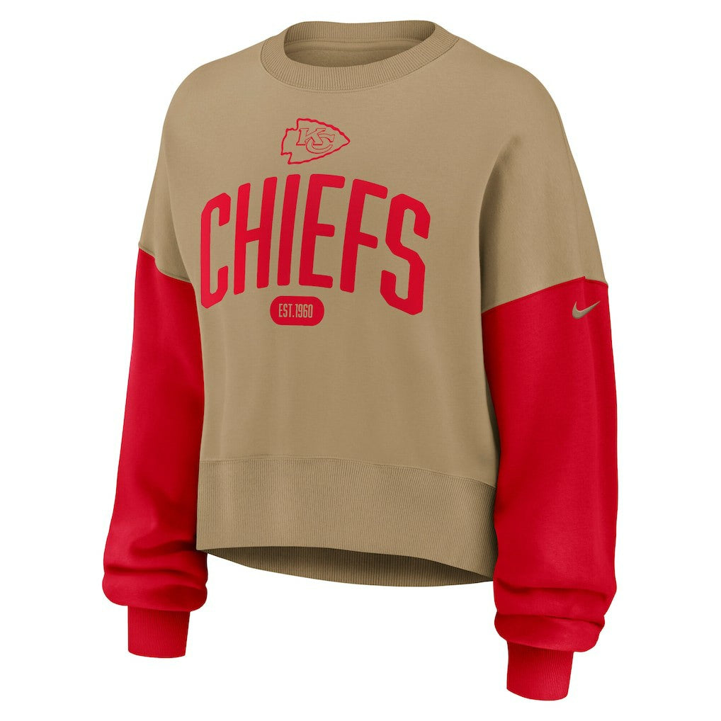 Women's Oversized Rewind Pullover Sweatshirt - Kansas City Chiefs