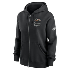 Women's Phoenix Rewind Full-Zip Hoodie - Cincinnati Bengals