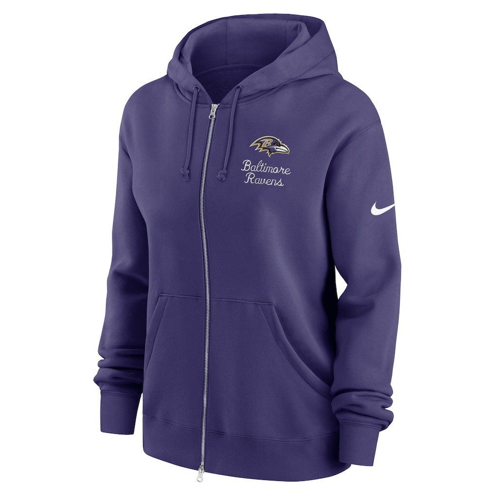 Women's Phoenix Rewind Full-Zip Hoodie - Baltimore Ravens