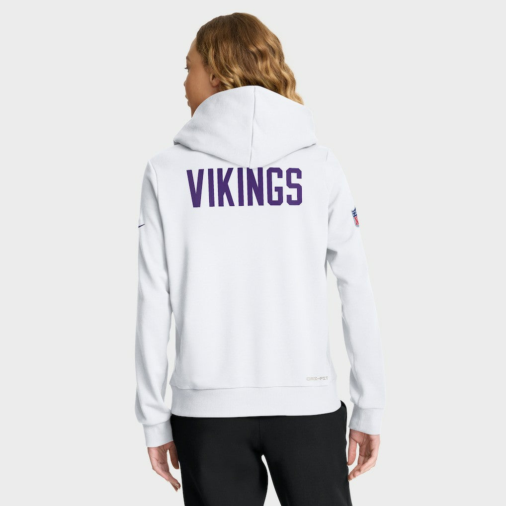 Women's Alternate Logo Sideline Standard Issue Dri-FIT Hoodie - Minnesota Vikings