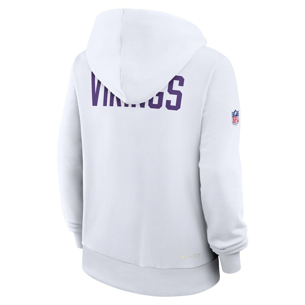 Women's Alternate Logo Sideline Standard Issue Dri-FIT Hoodie - Minnesota Vikings