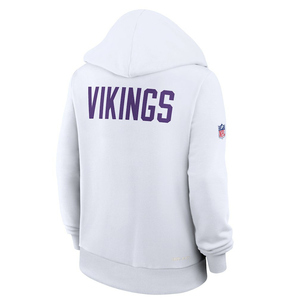 Women's Alternate Logo Sideline Standard Issue Dri-FIT Hoodie - Minnesota Vikings