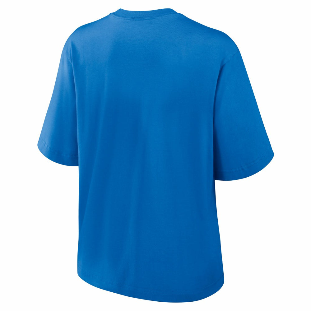 Women's Essential Script Relaxed Boxy T-Shirt - Detroit Lions