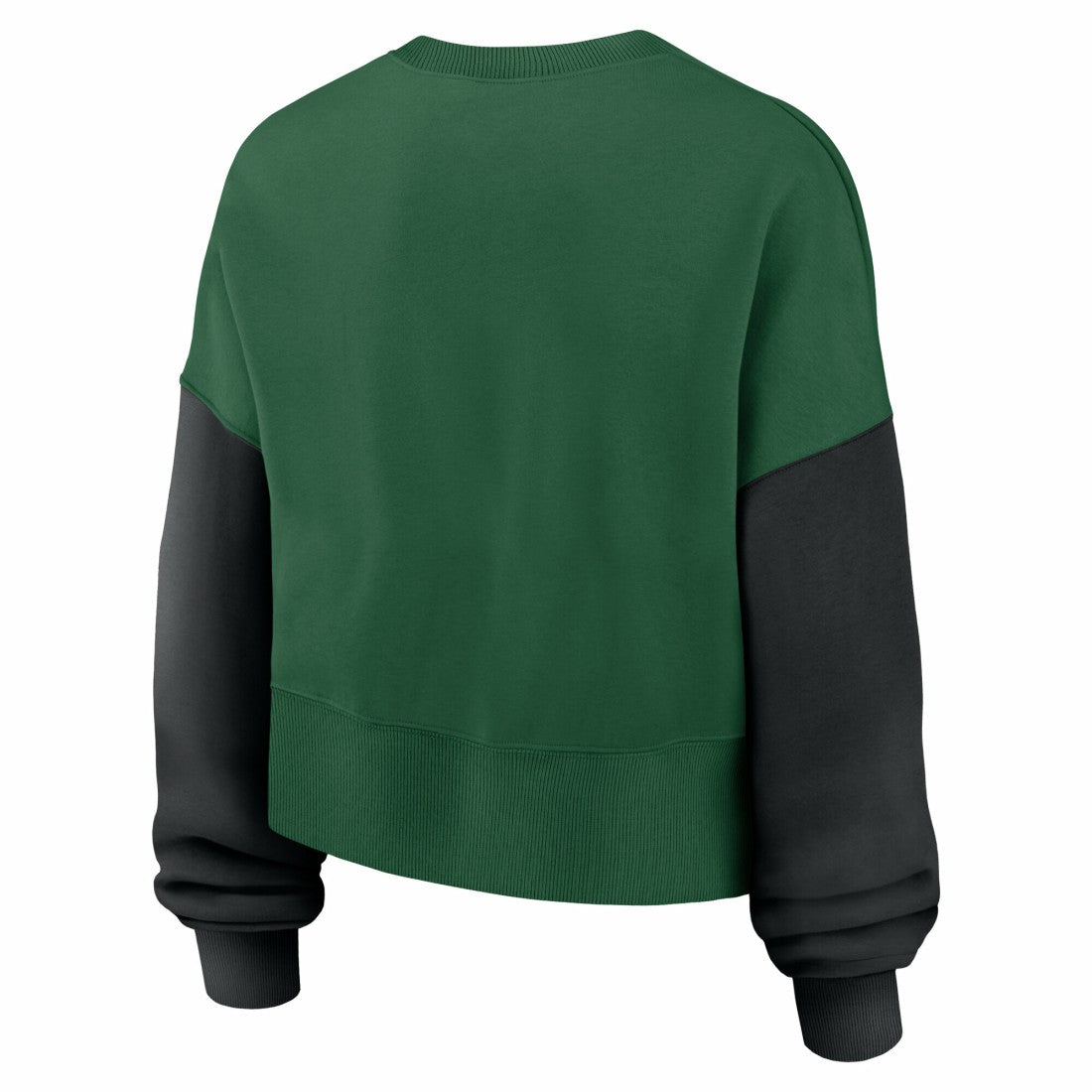 Women's Oversized Color-Block Pullover Sweatshirt - New York Jets