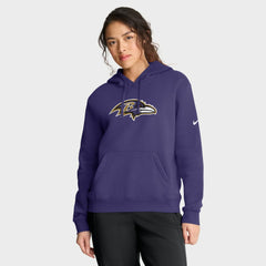 Women's Club Fleece Hoodie - Baltimore Ravens