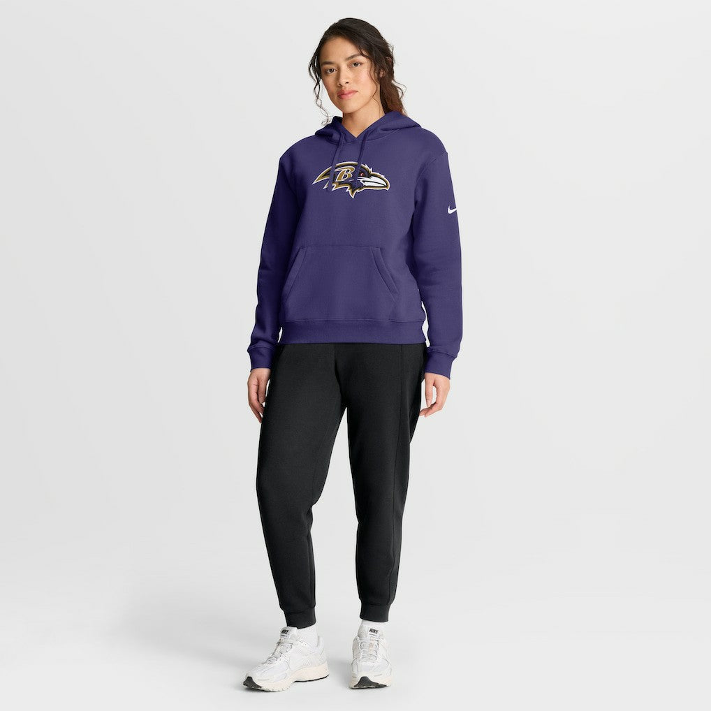 Women's Club Fleece Hoodie - Baltimore Ravens