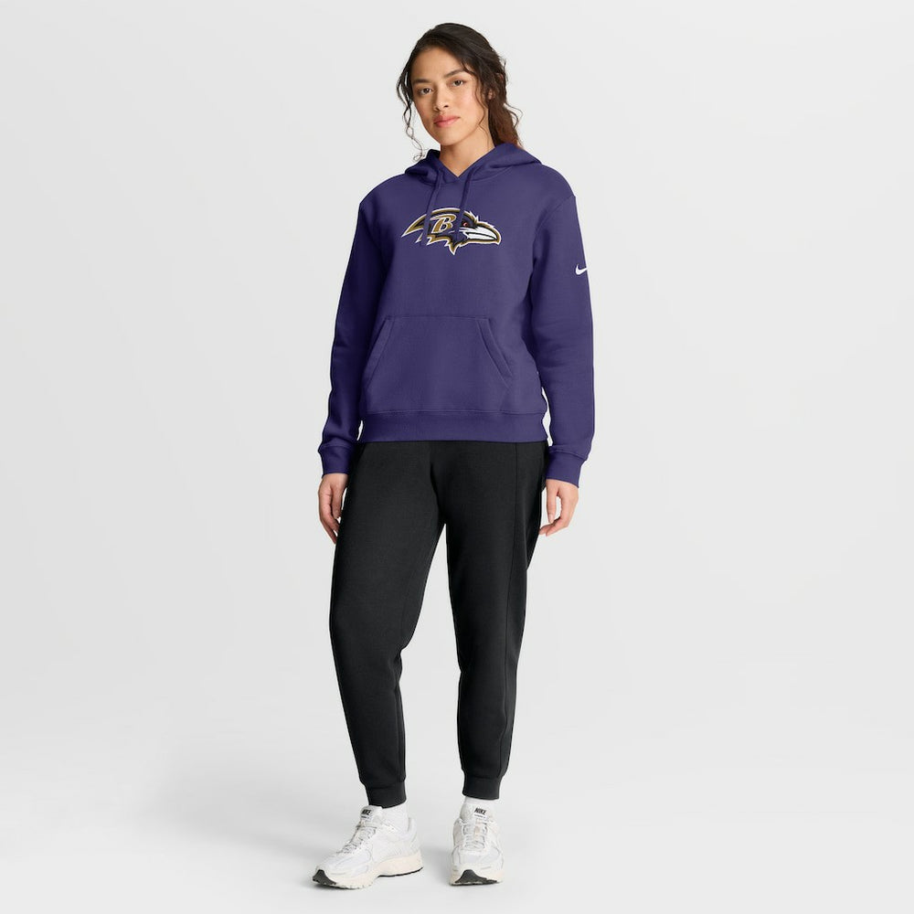 Women's Club Fleece Hoodie - Baltimore Ravens