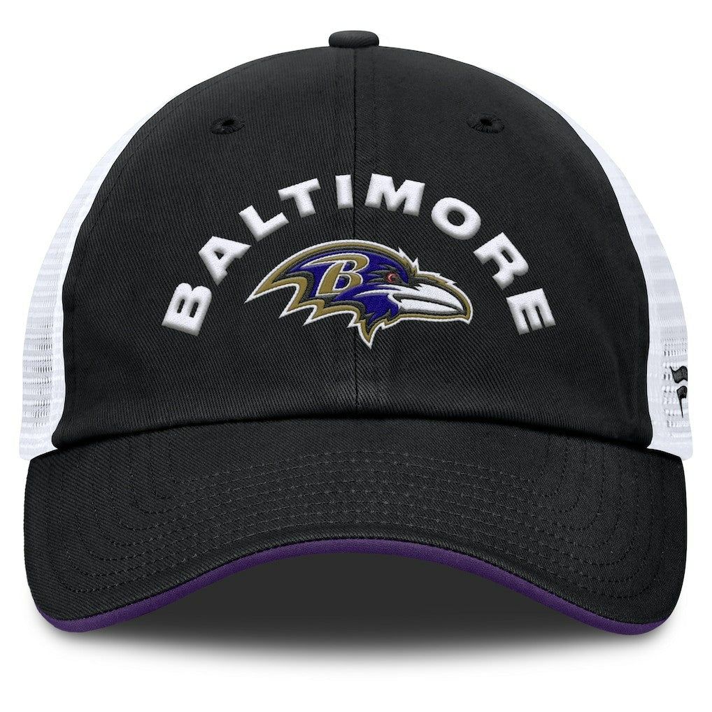 Reverse Trucker Adjustable Hat - Baltimore Ravens