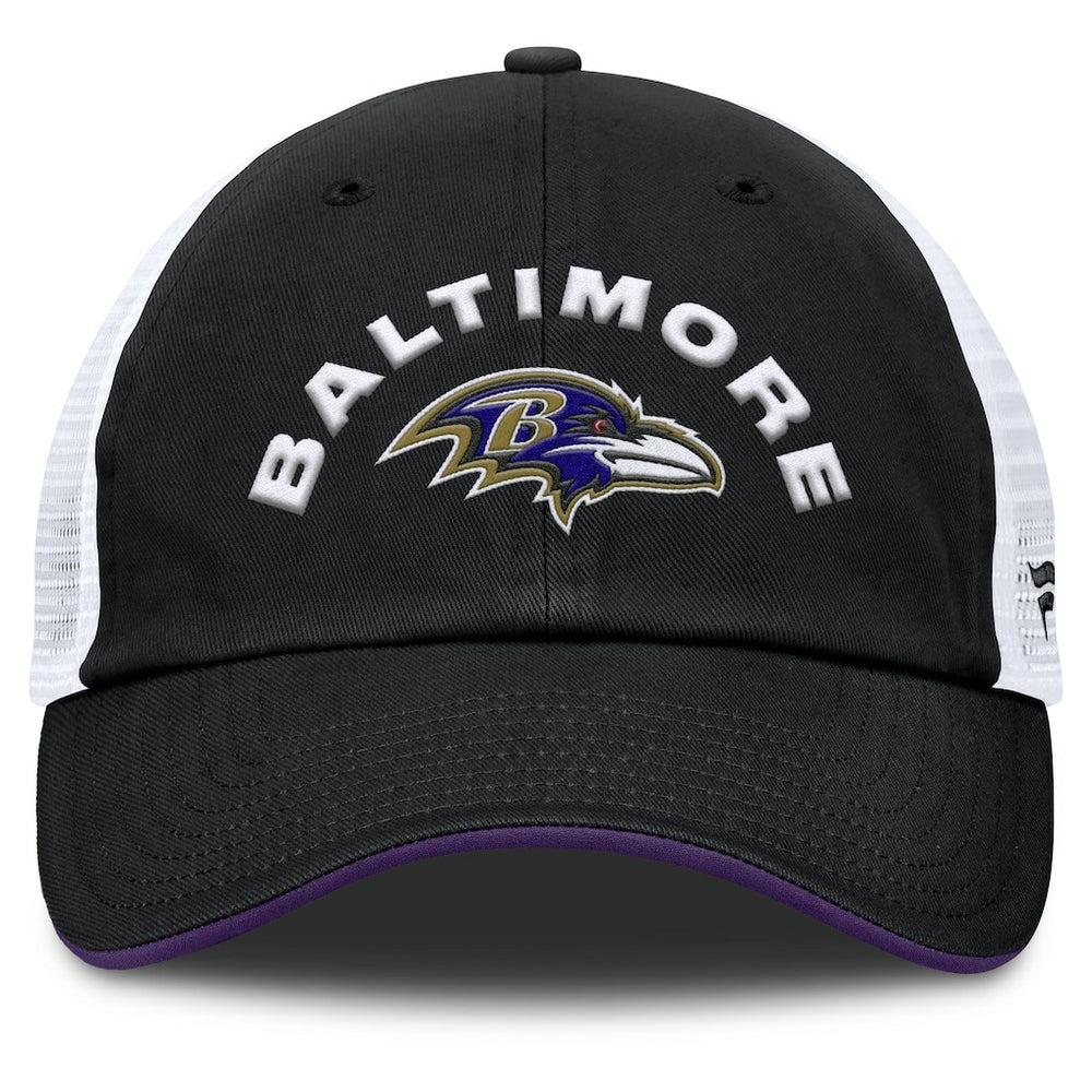 Reverse Trucker Adjustable Hat - Baltimore Ravens