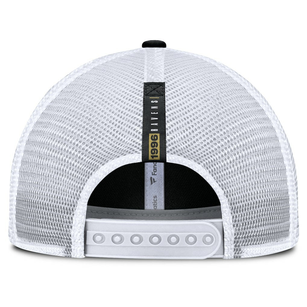 Reverse Trucker Adjustable Hat - Baltimore Ravens