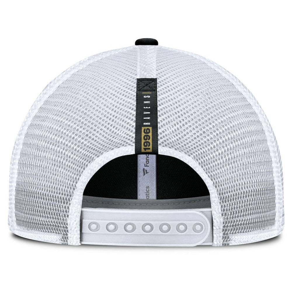 Reverse Trucker Adjustable Hat - Baltimore Ravens