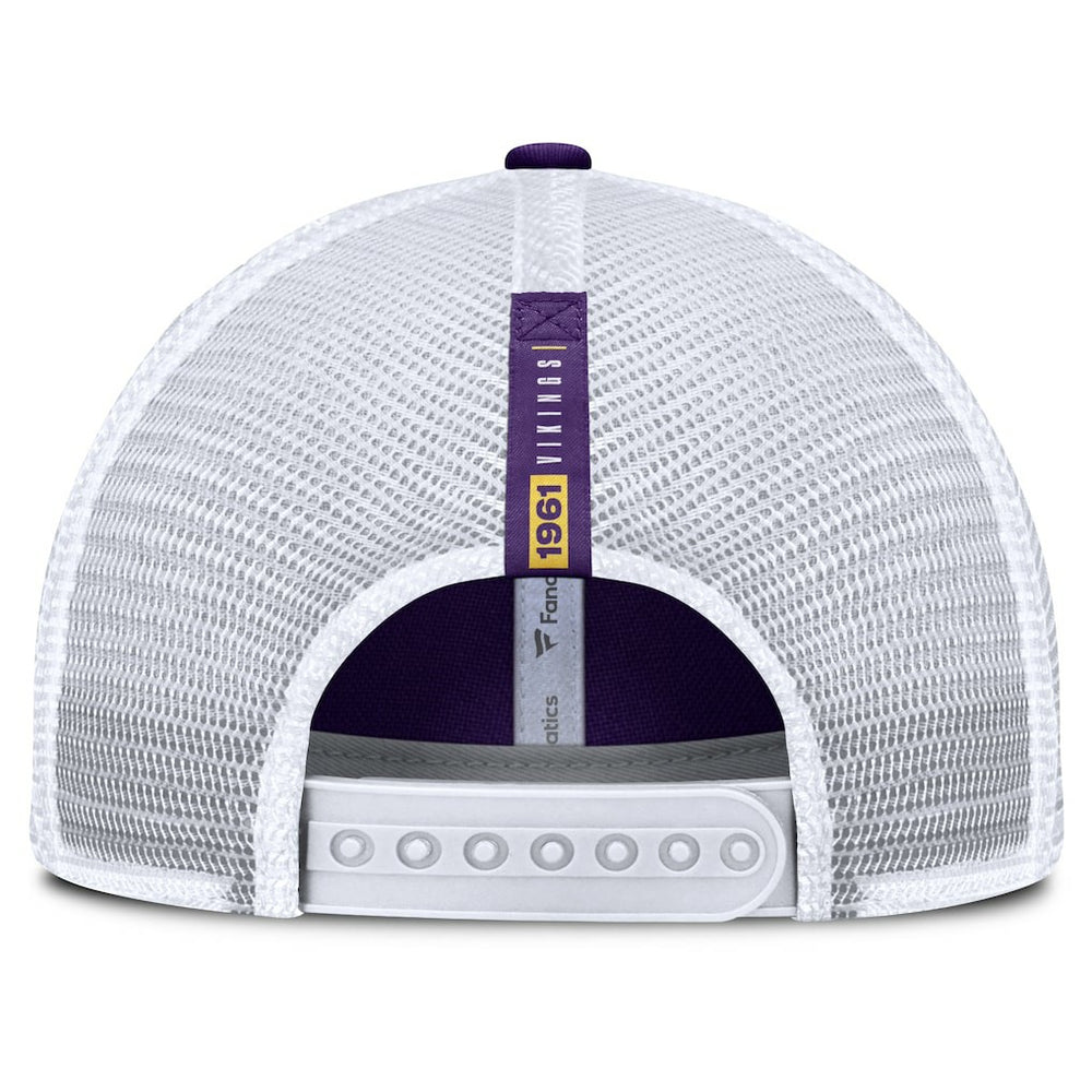 Reverse Trucker Adjustable Hat - Minnesota Vikings