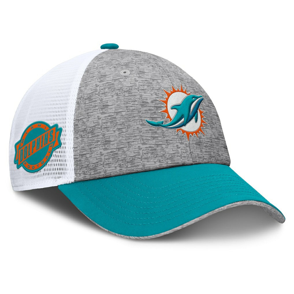 Option Trucker Adjustable Hat - Miami Dolphins
