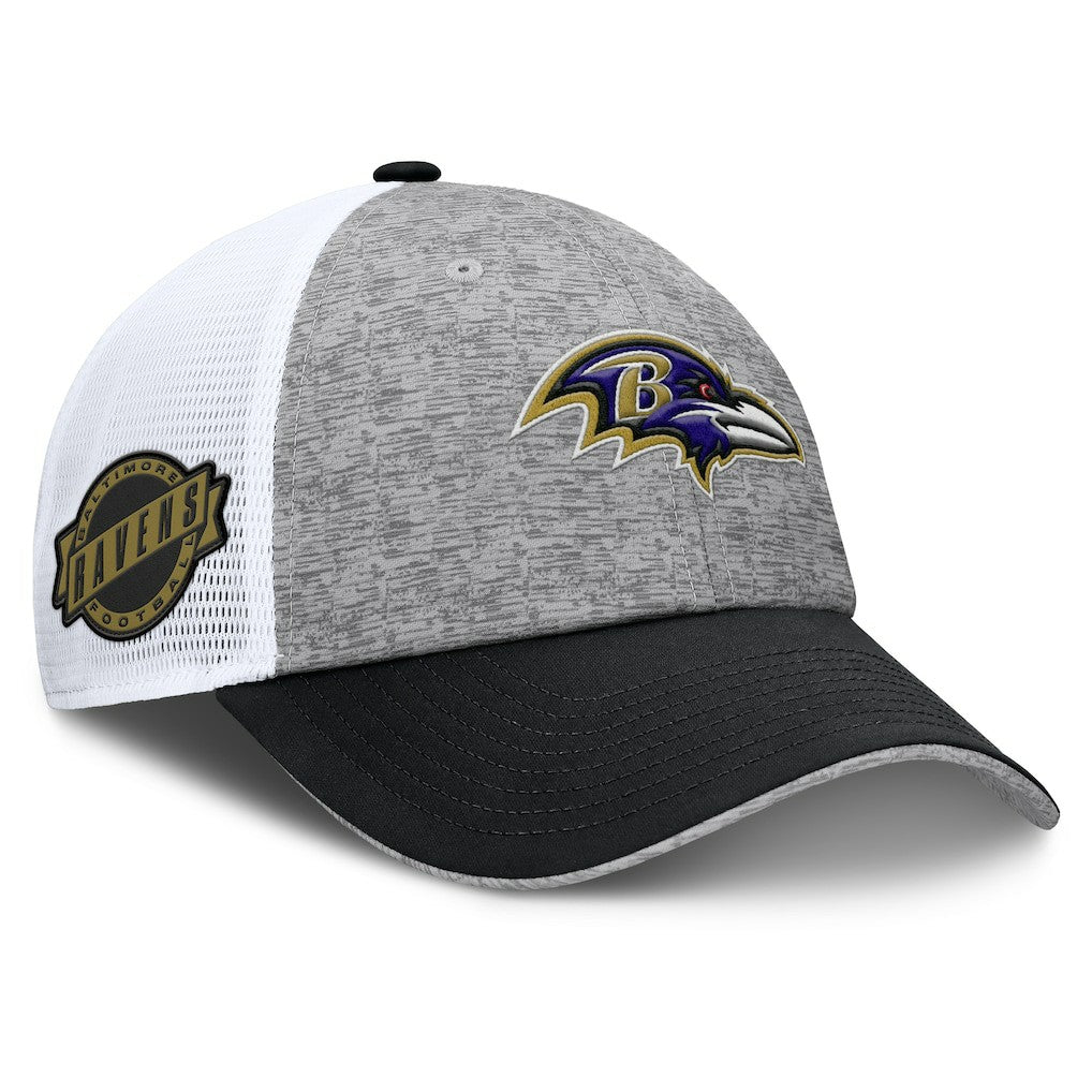 Option Trucker Adjustable Hat - Baltimore Ravens