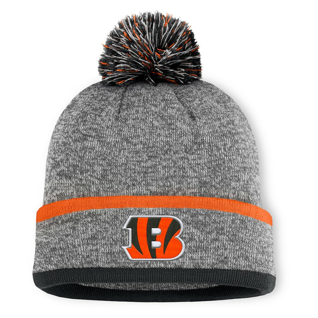 Motion Cuffed Knit Hat with Pom - Cincinnati Bengals