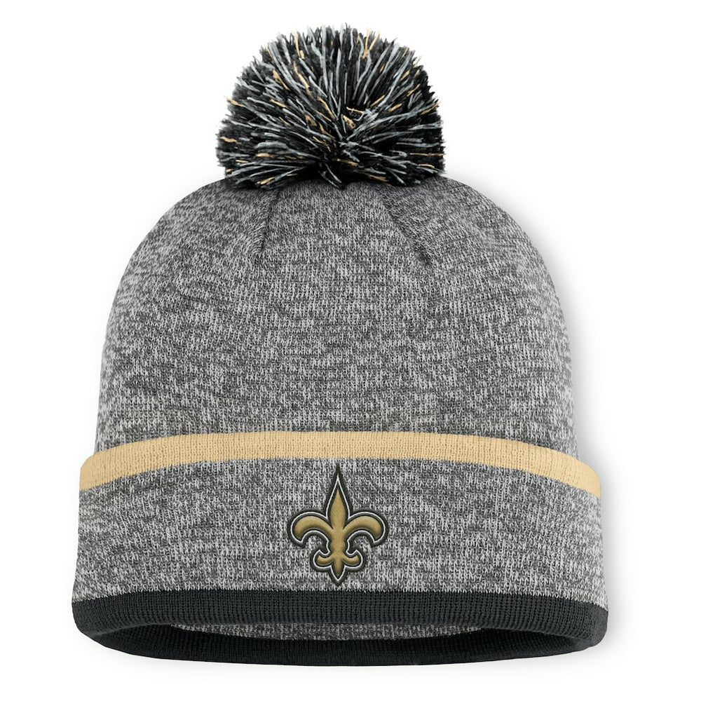 Motion Cuffed Knit Hat with Pom - New Orleans Saints