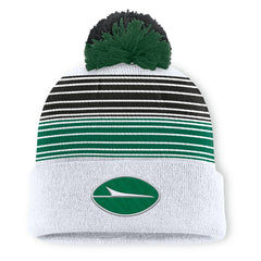 Ghost Cuffed Knit Hat with Pom - New York Jets