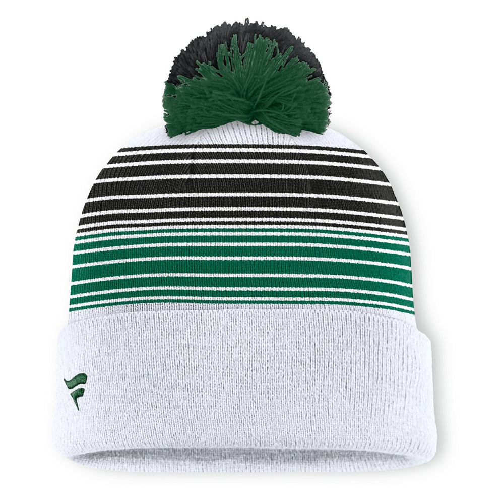 Ghost Cuffed Knit Hat with Pom - New York Jets