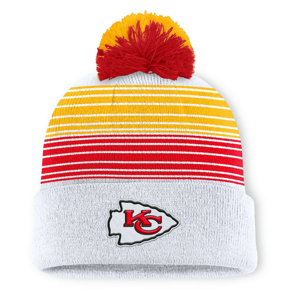 Ghost Cuffed Knit Hat with Pom - Kansas City Chiefs