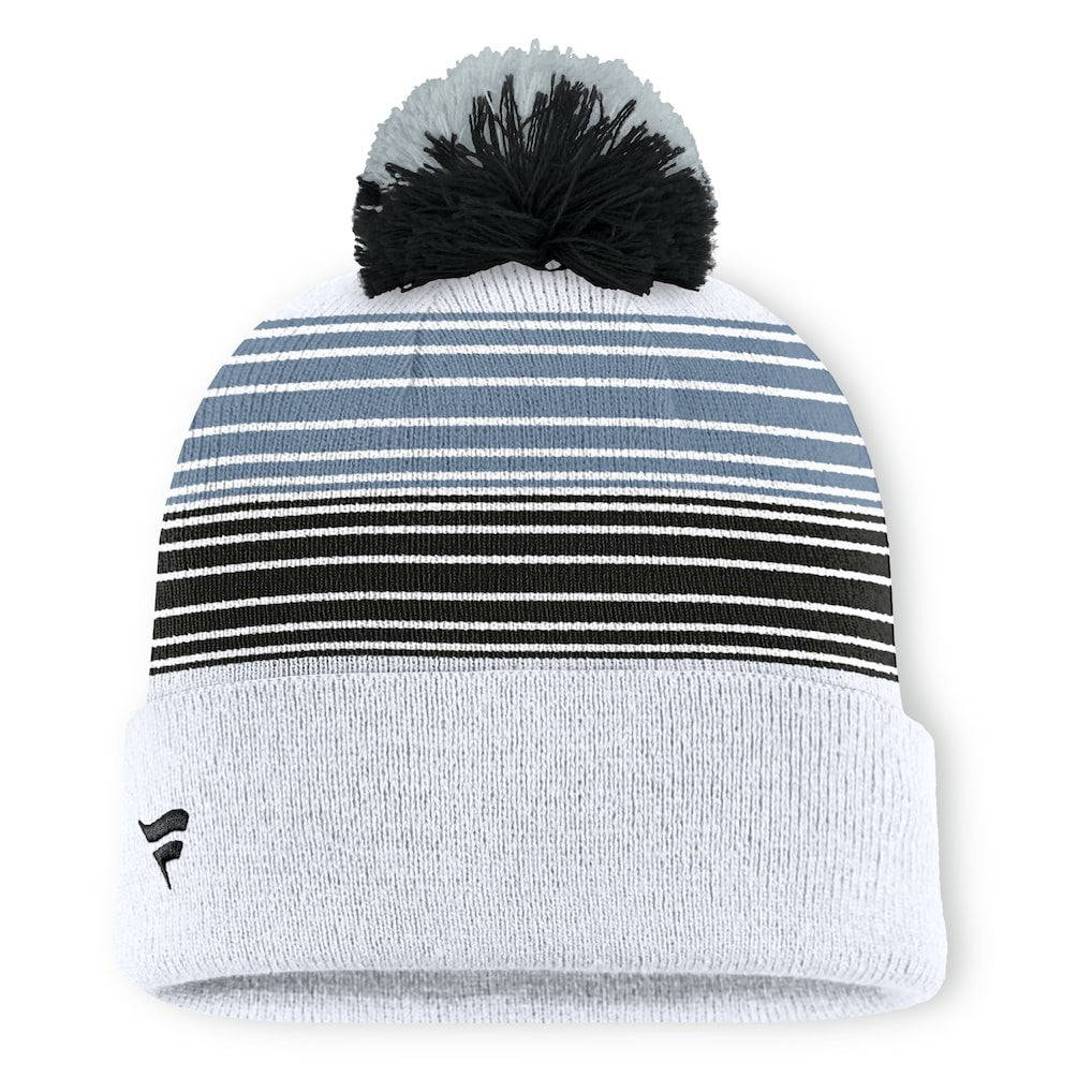 Ghost Cuffed Knit Hat with Pom - Las Vegas Raiders