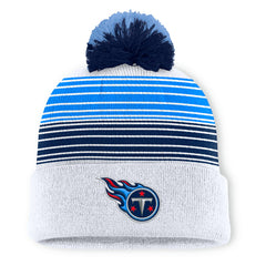 Ghost Cuffed Knit Hat with Pom - Tennessee Titans