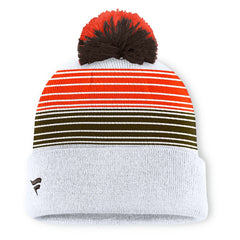 Ghost Cuffed Knit Hat with Pom - Cleveland Browns