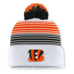 Ghost Cuffed Knit Hat with Pom - Cincinnati Bengals