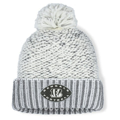 Women's Pro Set Cuffed Knit Hat with Pom - Cincinnati Bengals