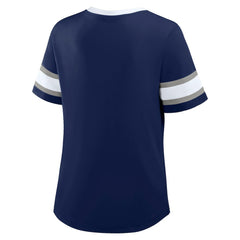 Women's Redzone Draw Play Athena Lace-Up T-Shirt - Dallas Cowboys