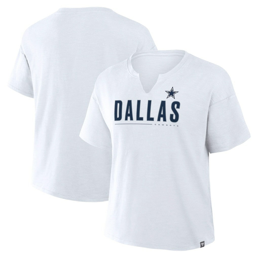 Women's Redzone Slub Boxy T-Shirt - Dallas Cowboys