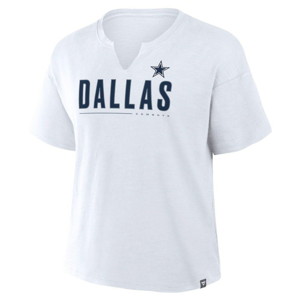 Women's Redzone Slub Boxy T-Shirt - Dallas Cowboys