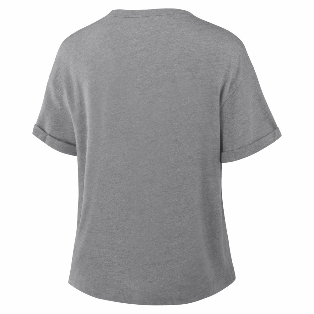 Women's Pennant Wave Tribute Tri-Blend Boxy T-Shirt - Dallas Cowboys