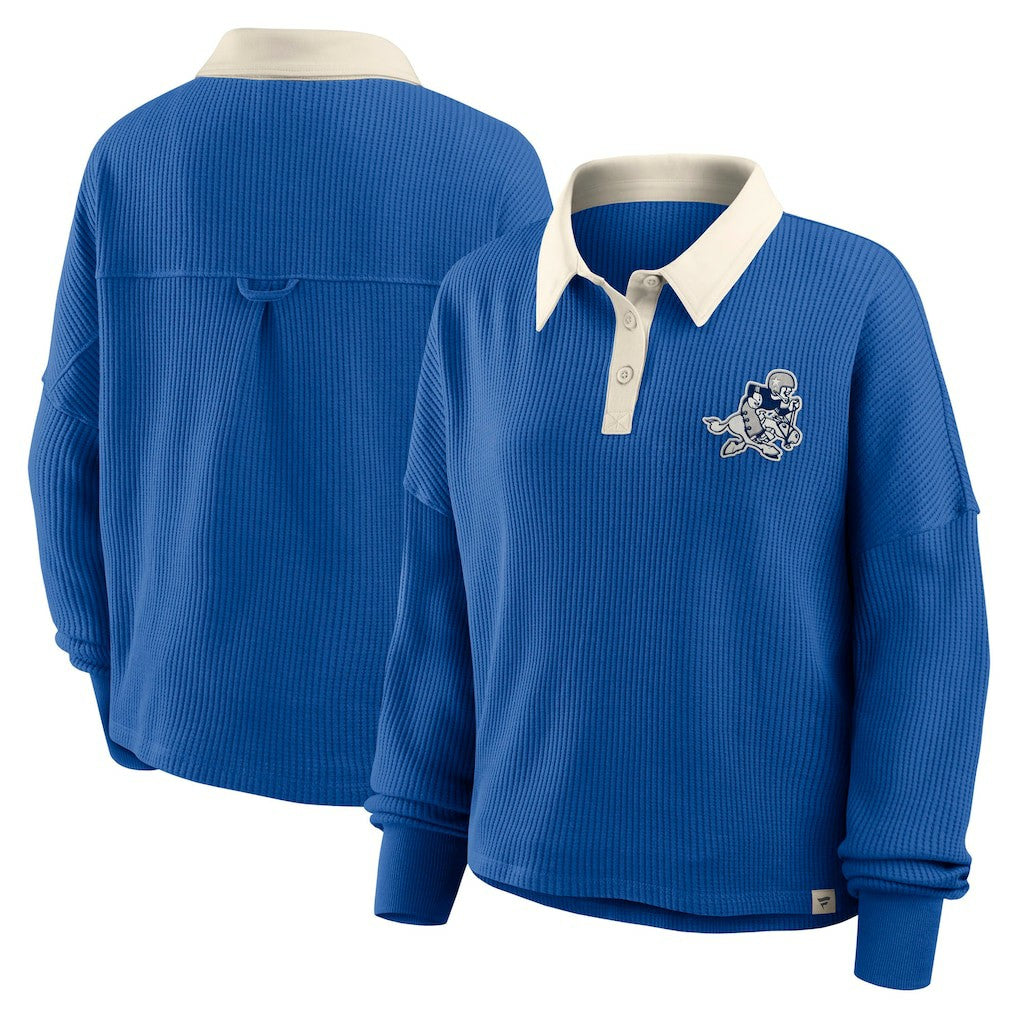 Women's Oversized Hometown Premium Thermal Long Sleeve Shirt - Dallas Cowboys