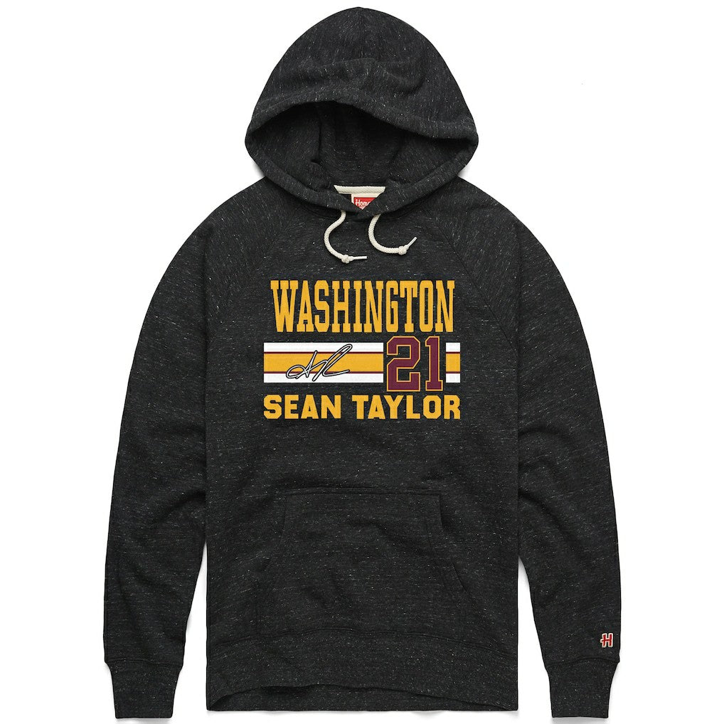 Sean Taylor  Homage Unisex Name & Number Tri-Blend Pullover Hoodie - Washington Commanders