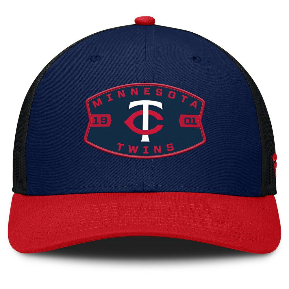 MLB Minnesota Twins Fanatics Cutoff Adjustable Trucker Hat