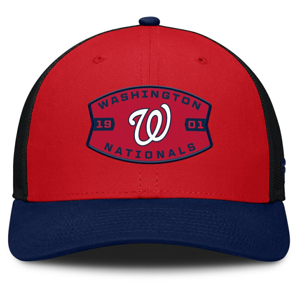 MLB Washington Nationals Fanatics Cutoff Adjustable Trucker Hat