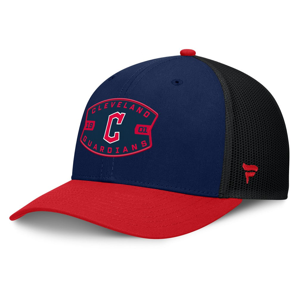 MLB Cleveland Guardians Fanatics Cutoff Adjustable Trucker Hat