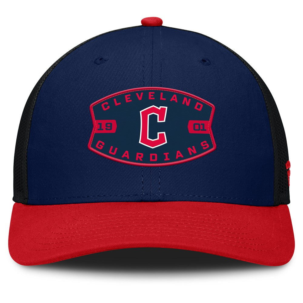 MLB Cleveland Guardians Fanatics Cutoff Adjustable Trucker Hat