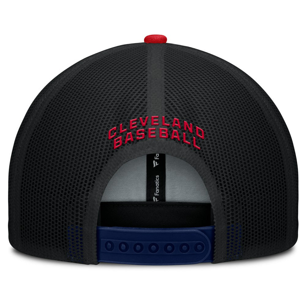 MLB Cleveland Guardians Fanatics Cutoff Adjustable Trucker Hat