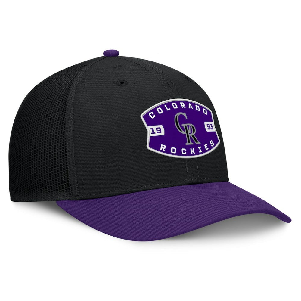 MLB Colorado Rockies Fanatics Cutoff Adjustable Trucker Hat
