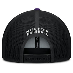 MLB Colorado Rockies Fanatics Cutoff Adjustable Trucker Hat