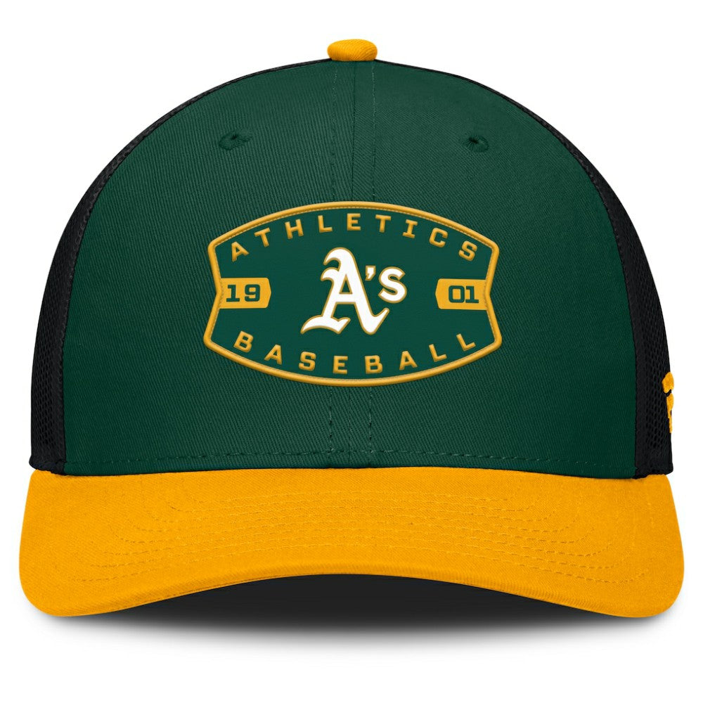 MLB Athletics Fanatics Cutoff Adjustable Trucker Hat