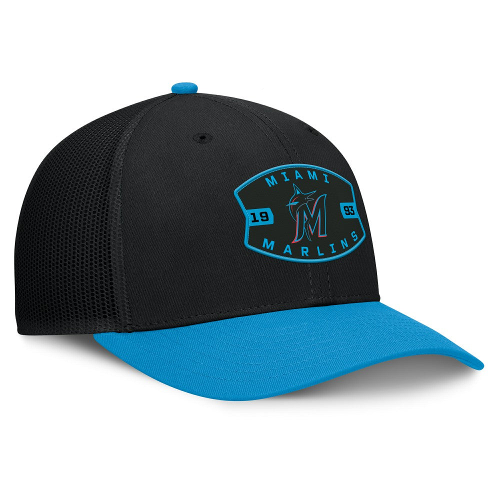 MLB Miami Marlins Fanatics Cutoff Adjustable Trucker Hat