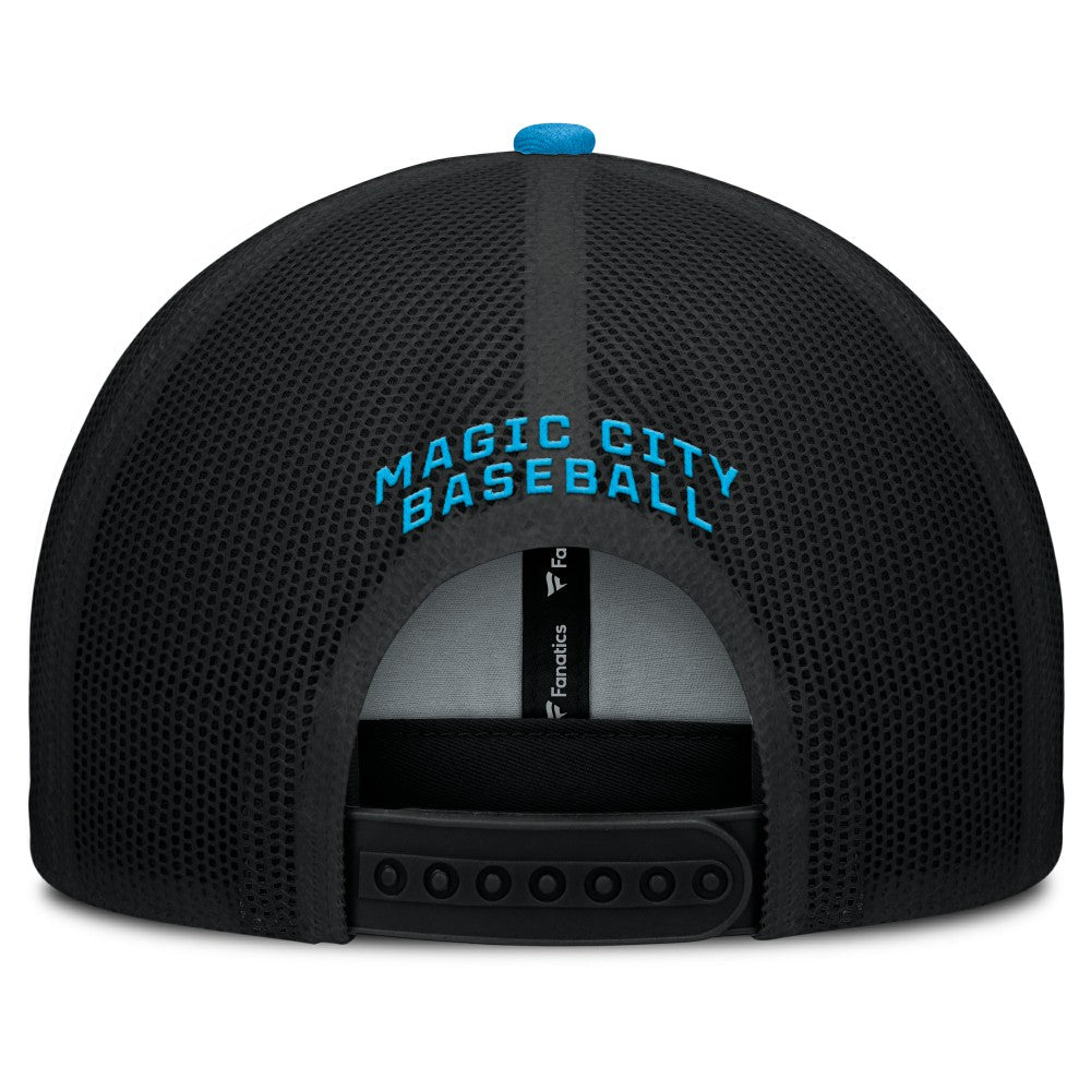MLB Miami Marlins Fanatics Cutoff Adjustable Trucker Hat